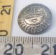 Vintage 925 Solid Sterling Silver Button 1 Big 3.  8grs Native American Handmade Buttons photo 5