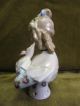 German Porcelain Wallendorf Half Doll / Demi Figurine Height 14,  4cm Figurines photo 1