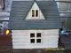 Aafa Pennsylvania Antique Folk Art Wood House Cabin Wired Xmas Lights Primitive Primitives photo 2