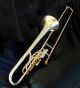 Rare 1884 C.  G.  Conn Valve - Slide Hybrid Trombone Brass photo 1