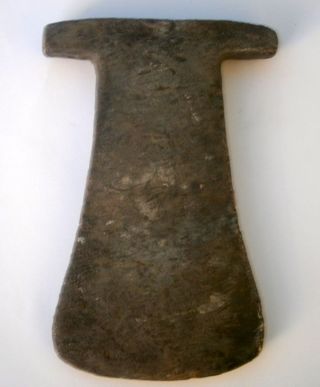 Pre - Columbian Inca Copper Axe Head photo