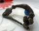 Rare Ancient Celtic Illiric Bronze Fibulae Hornet 800 Bc - 400 Bc Roman photo 3