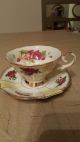 China Footed Tea Cup And Saucer - Floral Pattern Cups & Saucers photo 1