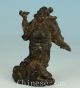 Asian Chinese Old Bronze Hand Carved Exorcism A Great God Statue Collectables Other Antique Chinese Statues photo 1