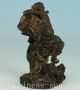Asian Chinese Old Bronze Hand Carved Exorcism A Great God Statue Collectables Other Antique Chinese Statues photo 3