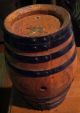 Good Looking Civil War Whisky Barrel Keg Brass Eagle Iron Banded Primitives photo 3