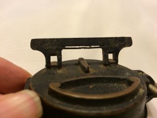 Rare Antique Compass Wrought Iron Civil War Era? Unknown Markings photo