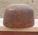 Lg Antique Millinery Rockwell Hat Form Mold Wood Bookend Steampuke Art Industrial Molds photo 1
