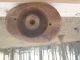 Lg Antique Millinery Rockwell Hat Form Mold Wood Bookend Steampuke Art Industrial Molds photo 3