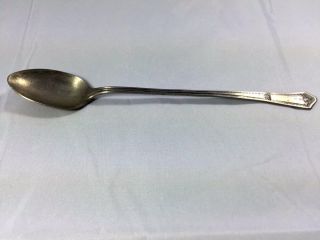 International R.  C.  Co.  Silver Plate Bouquet Iced Tea Spoon 7 - 5/8 