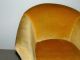 Pair Vintage Mid Century Modern Flared Barrel Back Club Lounge Chairs Post-1950 photo 6