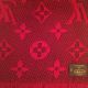 Louis Vuitton Logomania Ruby Red Wool Silk Scarf Other Antiquities photo 1