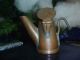 St Ar Grier Bros.  Pittsburg Pa Miner ' S Cap Lamp Lantern Copper W/ Wick 2 1/2 