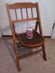 Vintage 1950 ' S Babee Tenda Child’s Wooden Folding Chair - Post-1950 photo 10