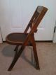 Vintage 1950 ' S Babee Tenda Child’s Wooden Folding Chair - Post-1950 photo 2