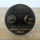 Antique Lathed Walnut/bakelite Griffin & Tatlock London 10k Ohm Resistor C.  19 Other Antique Science Equip photo 3
