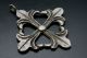 Ancient Medieval Period Silver Decorated Cross Pendant 1400 - 1500 Ad Other Antiquities photo 6