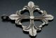 Ancient Medieval Period Silver Decorated Cross Pendant 1400 - 1500 Ad Other Antiquities photo 8
