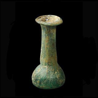 Aphrodite - Tall Ancient Roman Glass Flask photo
