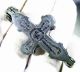 Very Rare Medieval Bronze Reliquary Cross Pendant - Enkolpion - Wearable - Ef78 Roman photo 2