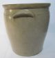 Large Antique Primitive Cobalt Stenciled Salt Glazed Stoneware Jar Crock Nr Yqz Primitives photo 2