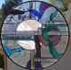 Stained Glass Window Hanging 19 1/4 In Diameter 1940-Now photo 2