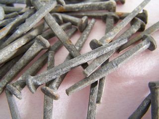 Fifty C1850 Nails Found In An Old Barn In Harvard,  Mass.  Civil War Era. photo