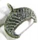 Viking Bronze Moon Crescent - Lunar Amulet /pendant - Wearable - Ab77 Roman photo 3