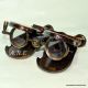 Nautical Solid Antique Brass Binocular Monocular Pirate Spyglass Maritime Gift Telescopes photo 2