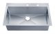 Overmount Stainless Steel 33 In.  2 - Hole Single Bowl Kitchen Sink Sinks photo 1
