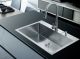 Overmount Stainless Steel 33 In.  2 - Hole Single Bowl Kitchen Sink Sinks photo 6