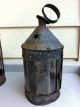 Two Tin Lanterns With Mica - American 19th Century Primitives photo 6
