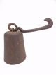Two Antique Old Metal Iron Hanging Scale Weights Hooks Parts 4 Pound 1 Pound Lb Scales photo 8