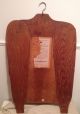 Rare Antique Vintage Wooden Sweater Block - Sweaterblock Co.  Rochelle,  N.  Y. Industrial Molds photo 6