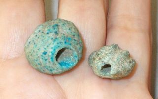 Ancient Egypt Beads Faience Amulets 2500yo, photo