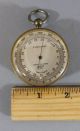 Antique Negretti & Zambra Model No.  959,  Pocket Barometer & Altimeter W/ Case Barometers photo 2