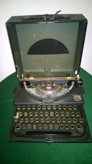 Vintage Imperial,  The Good Companion Model No 1 Typewriter 1933 photo