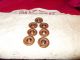 Vintage/antique Black & Bronze Buttons Buttons photo 4