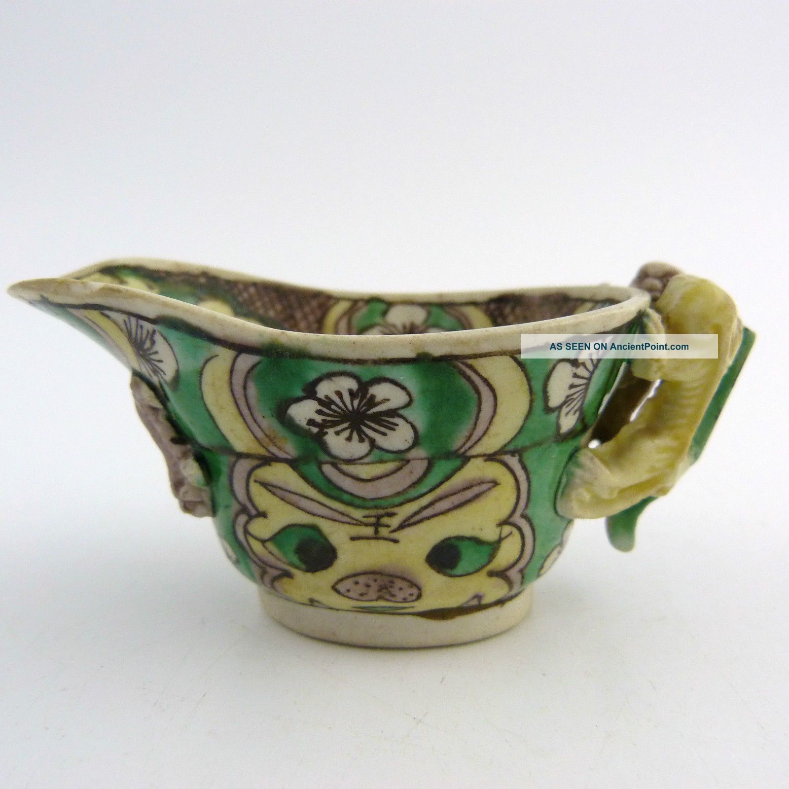 Chinese Biscuit Porcelain Libation Cup,  Kangxi Period Glasses & Cups photo