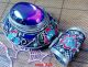 China ' S Old Tibetan Style Blue Zircon Inlay Cloisonne Pendant Worth Collecting Necklaces & Pendants photo 4