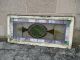 Antique American Stained Glass Transom Window 35 X 16 Architectural Salvage Pre-1900 photo 6