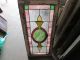 Antique American Stained Glass Transom Window 35 X 16 Architectural Salvage Pre-1900 photo 8