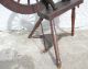 Estate Rare Signed Jb 1719 Antique American Primitive Wood Spinning Wheel Nr Primitives photo 6