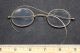 Antique Eyeglasses / Spectacles Full Gold Tone Frame Frame Marked B&b Optical photo 1