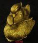 Exquisite Chinese Brass Old Handwork Mandarin Duck Statues Other Antique Chinese Statues photo 3