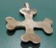 Outstanding Medieval Or Post Medieval Silver Amulet Cross 421 Roman photo 2