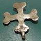 Outstanding Medieval Or Post Medieval Silver Amulet Cross 421 Roman photo 3