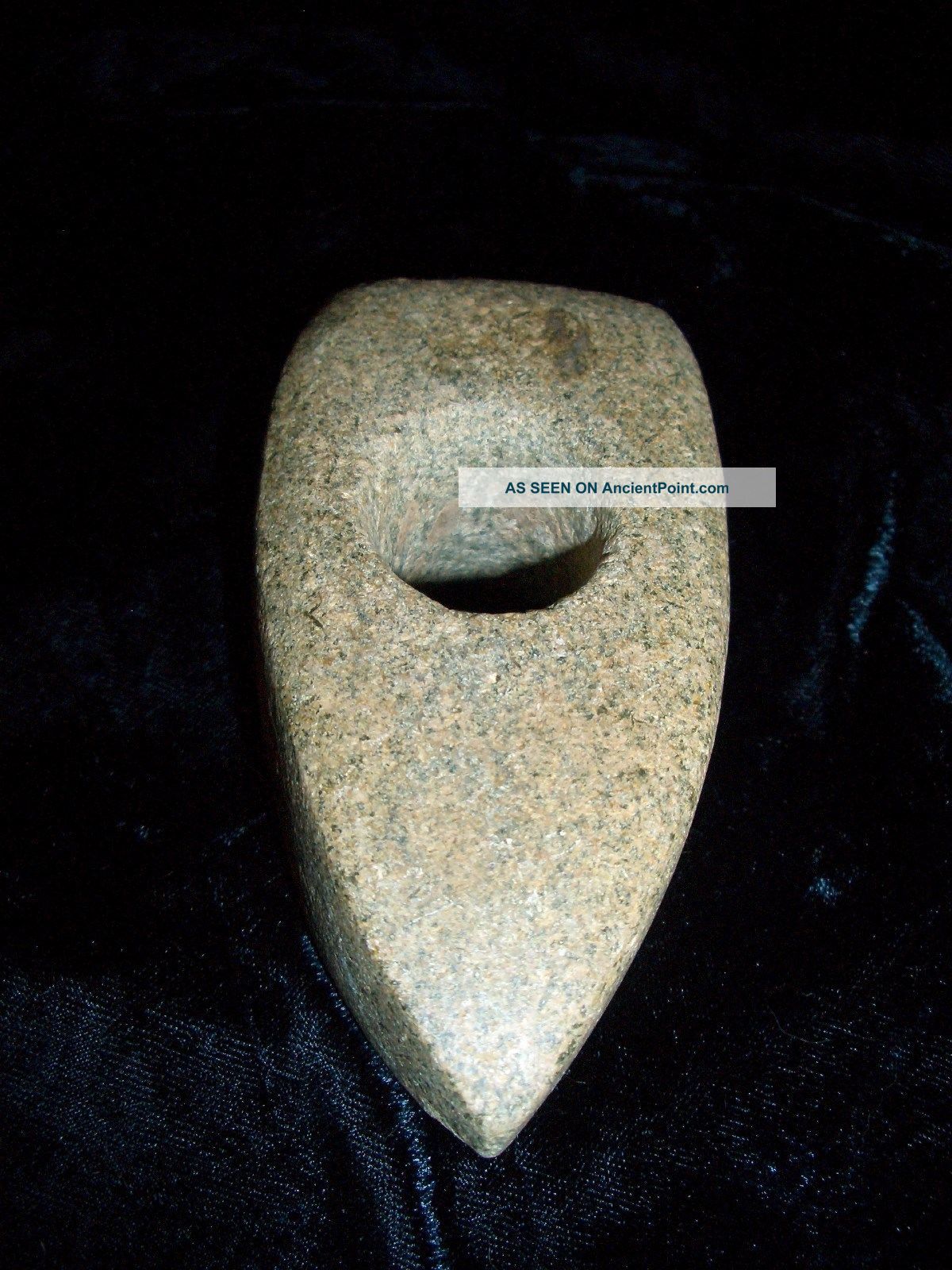 Ancient Scandinavian Neolithic Polished Stone Battle Axe - 2600 Bc Neolithic & Paleolithic photo