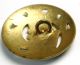 Antique French Enamel Button Colorful Pierced Leaves Dessign Buttons photo 1