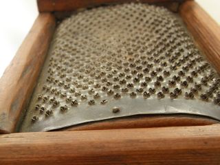 One Of A Kind Primitive Cheese Grater,  Late 1800 ' S,  Handmade photo